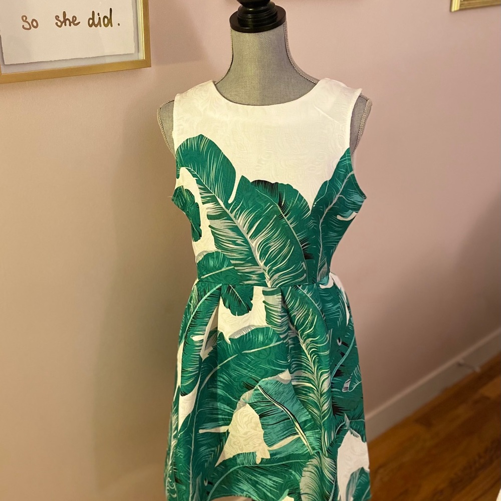Palm leaf dress
